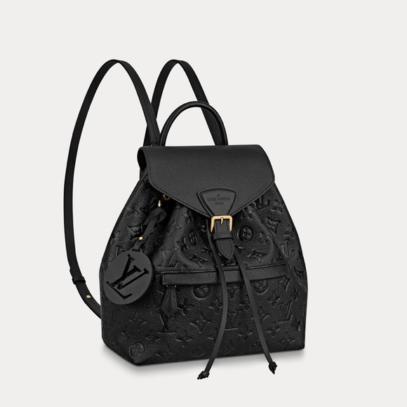 Black leather Louis Vuitton back pack - Picture 1 of 12